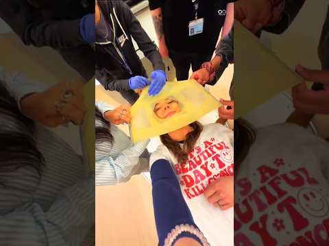 Radiotherapy mask 😱#short