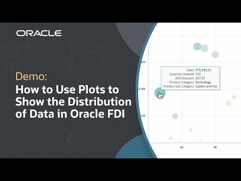 How to Use Plots to Show the Distribution of Data in Oracle FDI