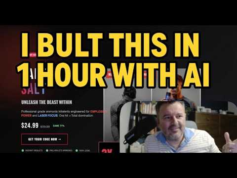Building an eCommerce Site with AI in 1 Hour | App in an Hour #1 thumbnail