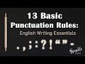 Mastering Basic Punctuation Rules in English