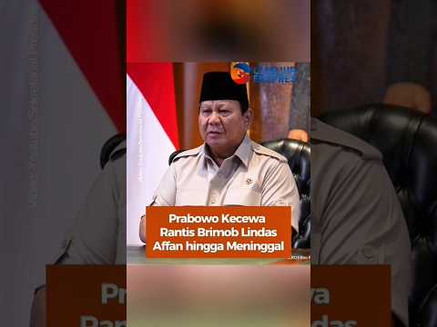 Prabowo Kecewa Rantis Brimob Lindas Affan hingga M3niggal #prabowo #brimob #shorts