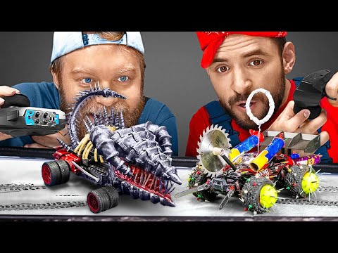 ๐ฑ $10M CHAINSAW CAR MONSTER vs $1 TRASH TRUCK โ The ULTIMATE DIY Battle! ๐ฅ๐๐ฆ