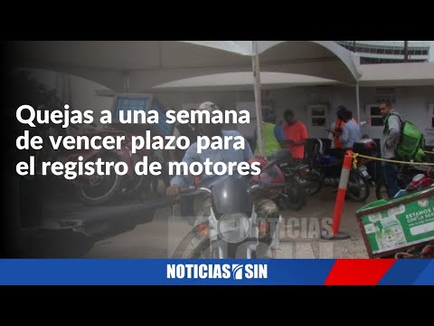 Quejas en proceso para registrar motores