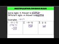 Mastering Multiplication and Division of Integers