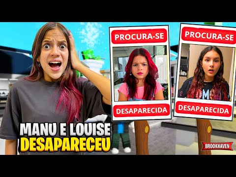 Manu e Louise estão desaparecidas em brookhaven*O Coelho levou elas? (Jessica Sousa games)