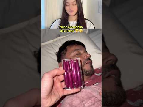 O tamanho das unhas ￼🤣😂 #trending #humor