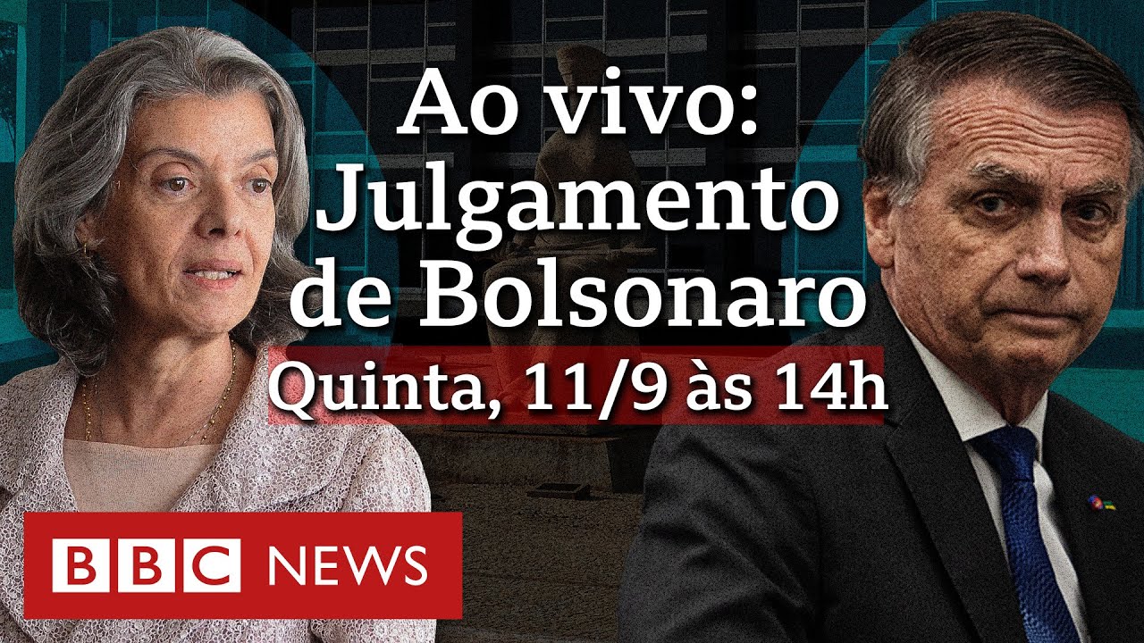AO VIVO: Julgamento de Bolsonaro no STF hoje terá voto de Cármen Lúcia