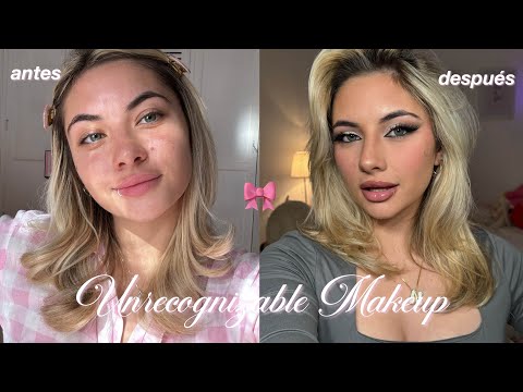 🪩UNRECOGNIZABLE MAKEUP TUTORIAL {recreando trend VIRAL de tiktok}