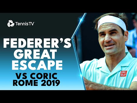 Roger Federer's Great Escape vs Borna Coric 🎬 | Rome 2019 Extended Highlights