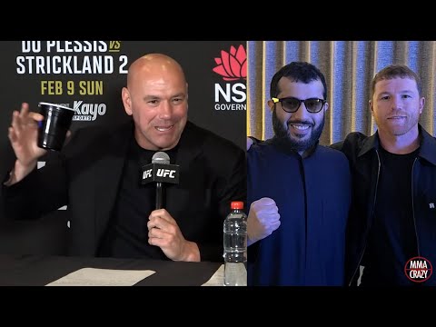 Dana White reacts to Canelo Alvarez signing with Turki Alalshikh & cancelling Jake Paul fight