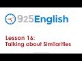 Describing Similarities and Differences