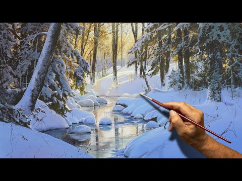 "Winter Coziness" Acrylic painting. Artist - Viktor Yushkevich. #187