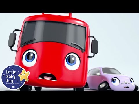 My Little Red Bus Gets A Gift | Go Buster | Baby Songs...