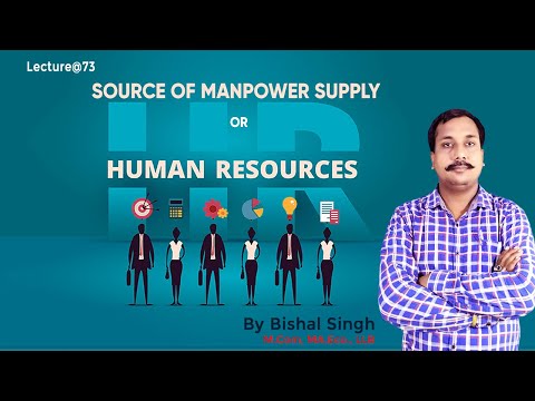 Source Of Manpower Supply & Human Resources Plan I Business Management I Lecture@73-By Bishal Singh