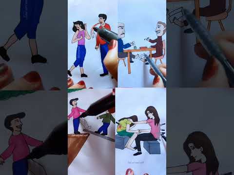 Deep meaning video #art #satisfying #artwork #youtubeshorts #ytshorts #viral #rifanaartandcraft