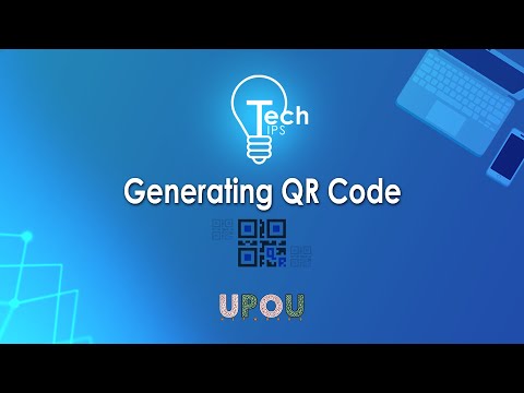 Tech Tips #2 – Generating QR Code