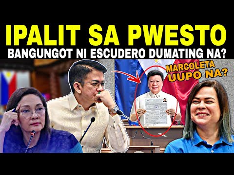 Lagot na! Rodante Marcoleta ipapalit kay Chiz Escudero? Usapan sa senado nag leak? Grabe ito!