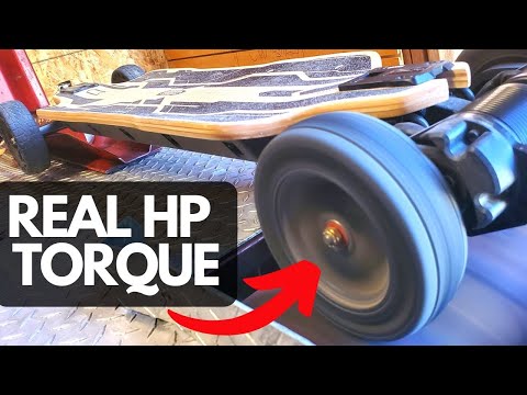 Electric Skateboard on a Dyno - Dual 3,500 watts or not?