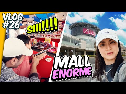 El Mall mas GRANDE de JAPON + Su primera vez en TREN | Ep 26 - VIVIENDO EN JAPON