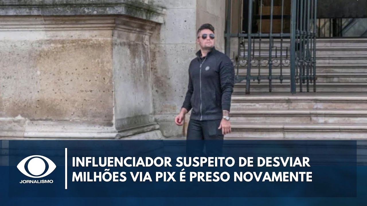 Influenciador suspeito de desviar R$ 146 milhões via PIX é preso novamente na Argentina | Band