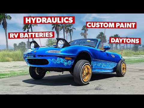 Installing Hydraulics on a Miata (Full Lowrider Build)