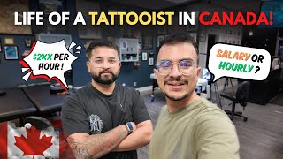 LIFE OF A TATTOO ARTIST IN CANADA | MONEY 💰