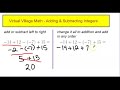 Adding and Subtracting Integers Challenge