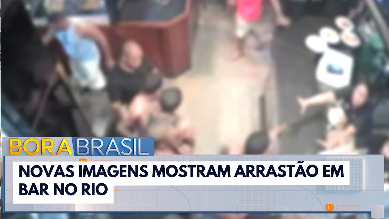 Novas imagens mostram arrastão em bar no Rio