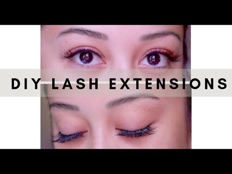 Easy DIY Lash Extensions For $12