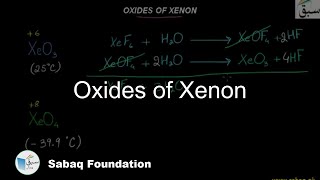 Oxides of Xenon