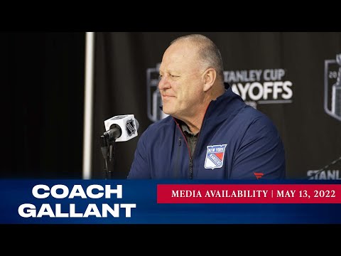 New York Rangers: Coach Gallant Pregame Media Availability | May 13, 2022