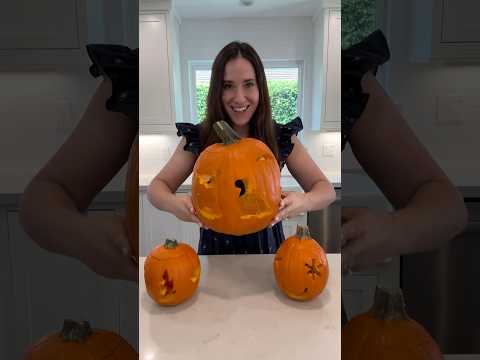 The easiest way to carve a pumpkin