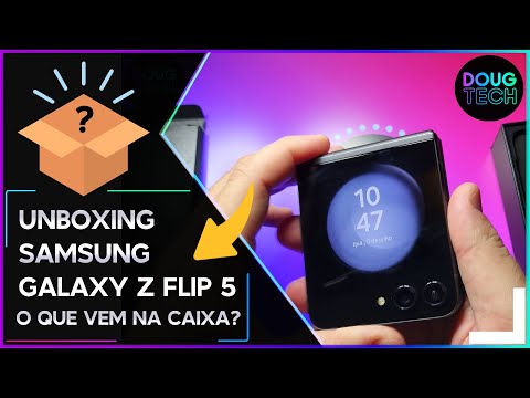 UNBOXING - Samsung Galaxy Z Flip 5 (O que vem na Caixa?)