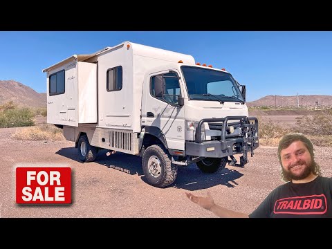 Selling my RARE Expedition Camper - Mitsubishi Fuso Canter FG with Host Camper & Dual Slide Outs!