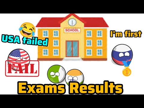 Country balls Exams Results 🤣🤣 | Country balls funny video | Country balls | #viral