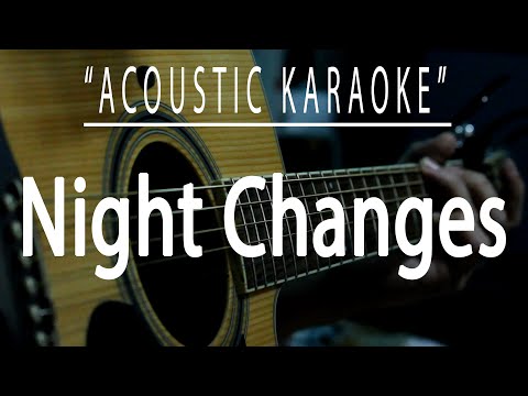Night changes – One Direction (Acoustic karaoke)
