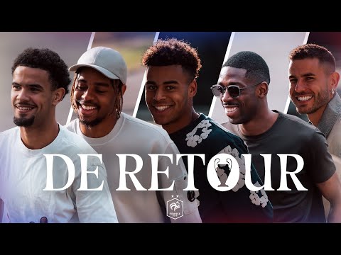 Avec les CHAMPIONS D'EUROPE à Clairefontaine