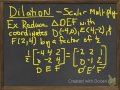 Geometric Transformations and Matrices