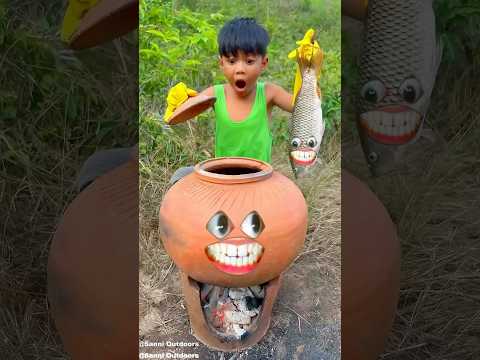 Wow! SMART idea and USEFUL with single mom #bushcraft #camping #useful #idea