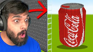 تحدي مسابقة افضل بناء في ماين كرافت ! 😱 بنيت كولا