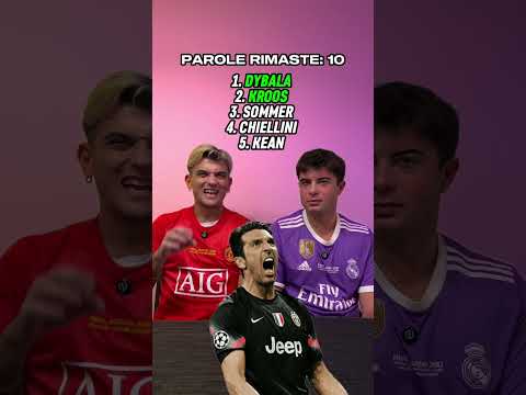 5 GIOCATORI, 15 PAROLE! 😱📈 #gioco #calcio #challenge #giocatori