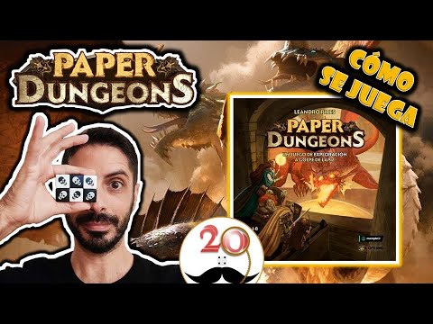 Reseña de Paper Dungeons en YouTube