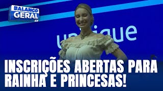 Inscrições estão abertas para participar do concurso que elege rainha e princesas