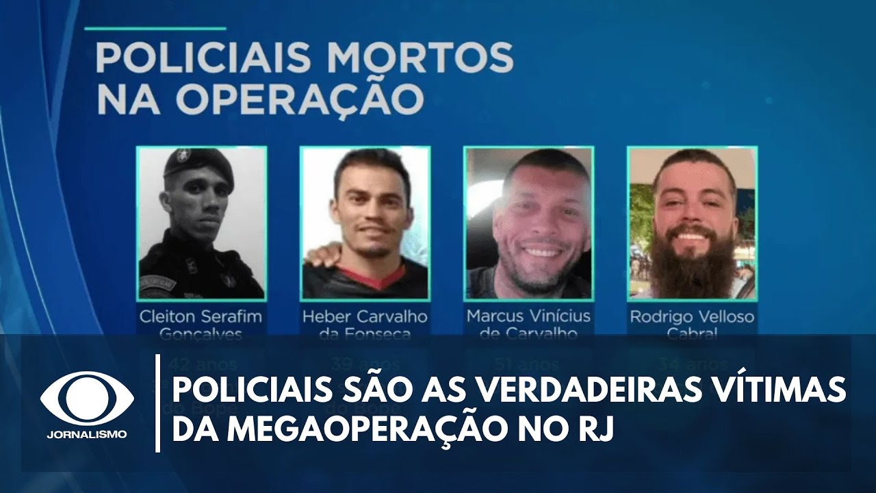 Policiais são as verdadeiras vítimas da megaoperação no RJ, diz secretário da Polícia Civil
