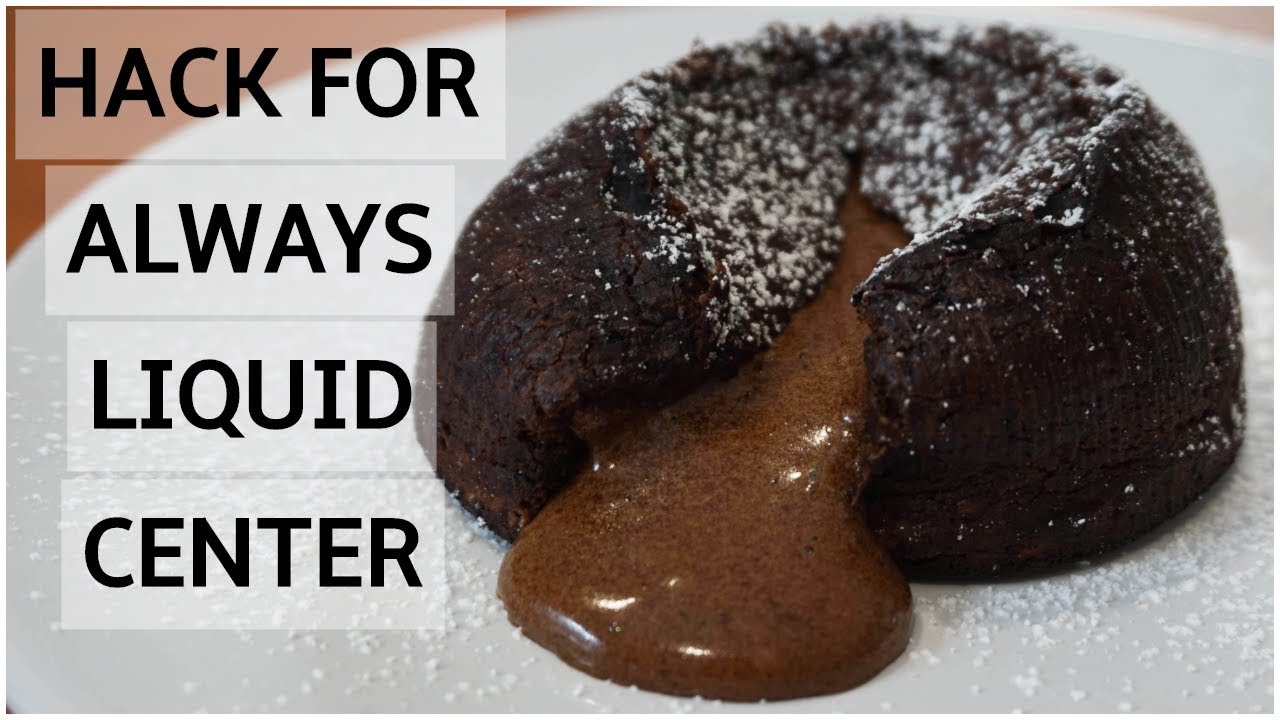 EASY Chocolate Lava Cake Recipe - Molten Lava Cake