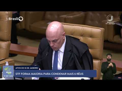 STF forma maioria pela condenação de mais seis réus dos ataques golpistas