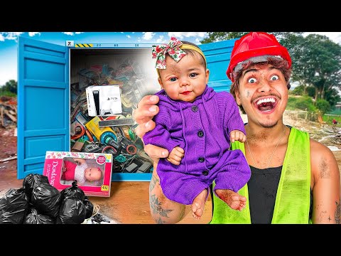 ENTREI NO LIXÃO E ACHEI UMA BEBÊ REBORN 😱