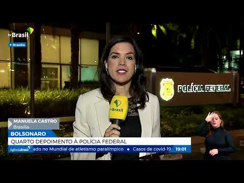 Ex-presidente Jair Bolsonaro presta novo depoimento à PF