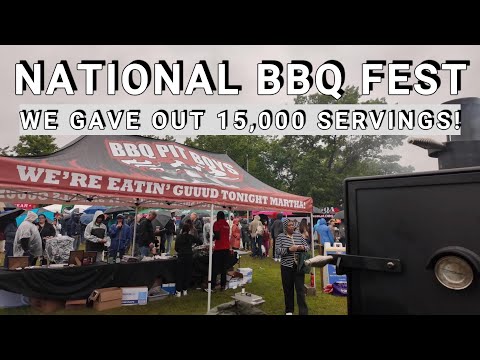 We were at the National BBQ Festival. Were you?