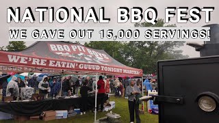 We were at the National BBQ Festival. Were you?